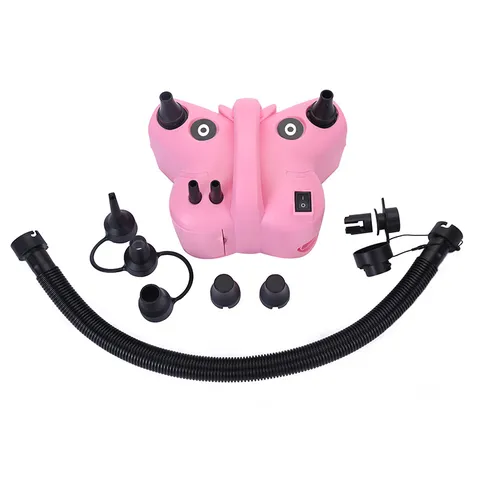 Pompe à Ballons Électrique Portable Machine Gonfleur d'Air à Double Buse Pour Fête Anniversaire Mariage Outil de Gonflage