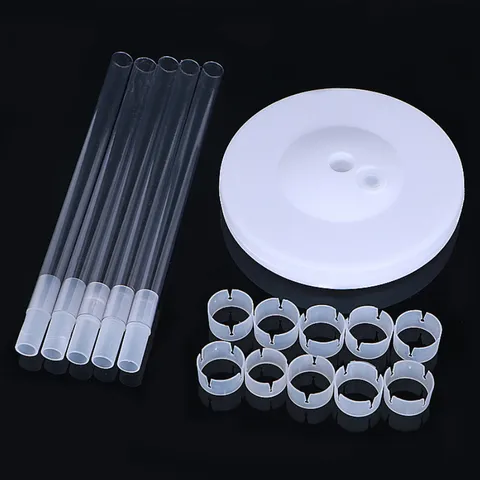 Plastic Balloon Column Stand Kit Balloon Arch Holder Base Rings For Party Wedding Birthday Celebration Decoration