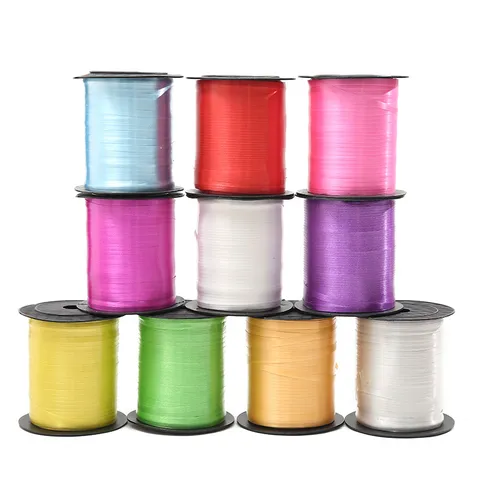 Rollo de Cinta de Plástico para Decoración de Fiesta de Boda Envoltorio de Regalo Cuerda