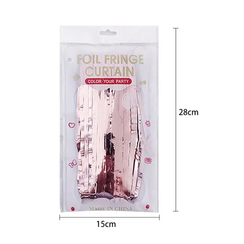 Rideau à Franges en Aluminium Fond en Guirlande Métallique Brillant Scintillant Rideau de Porte Pour Fête d'Anniversaire Mariage Décoration Murale