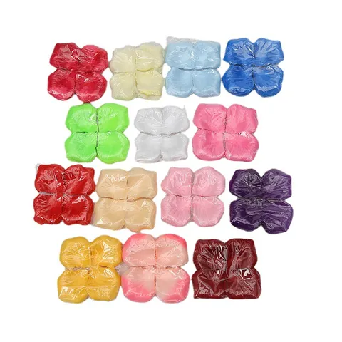 Pétales de Rose Non Tissés Pétales de Fleurs Artificiels pour Décoration de Chambre de Mariage Fournitures de Fête Romantiques