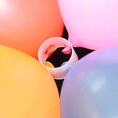 Plastic Balloon Arch Ring Buckles Transparent Balloon Connector Clips For Wedding Birthday Party Balloon Decoration Supplies