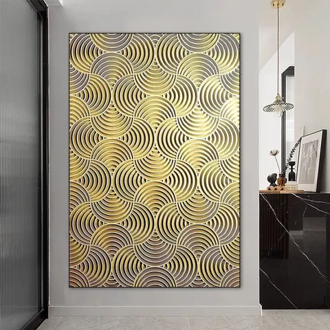 Decorazione da Parete in Legno di Tiglio Stratificato Moderno Minimalista Arte Sospesa 3D Intagliata al Laser per Soggiorno Ingresso