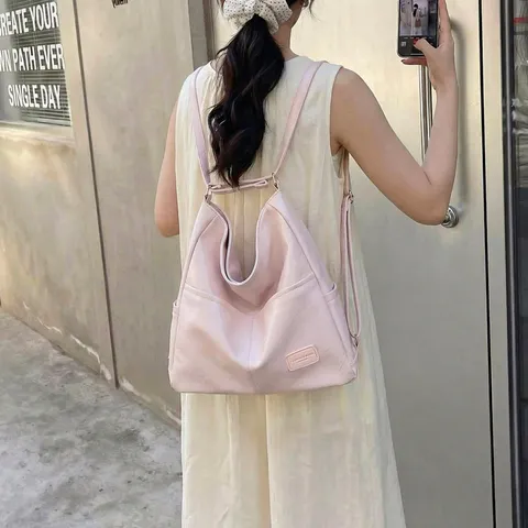 Grand Sac Cabas pour Femmes Rétro en Cuir PU Sac à Bandoulière Multifonctionnel Sac à Main Décontracté pour Commutateurs