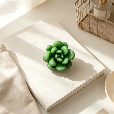 Succulent Plant Silicone Mold 3D Cactus Aromatherapy Candle DIY Mold For Soap Plaster Car Diffuser Stone Handmade Crafts Silicone Baking Mold