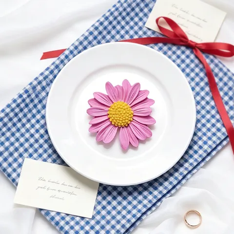 DIY Daisy Chamomile Sunflower Cake Decoration Mold Aromatherapy Candle Soap Chocolate Liquid Silicone Mold