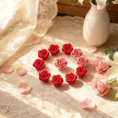 Mini Bloem Siliconen Vorm Rond Roos Kersenbloesem Taart Fondant Chocolade Zeep Geurkaars DIY Bakvorm Decoratie
