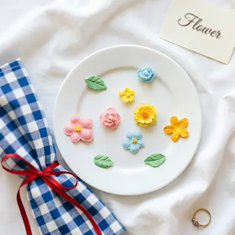 Mini Flower Leaf Silicone Mold Floral Foliage Fondant Cake Decorating Mold Chocolate Candy Resin Clay DIY Craft Baking Tool