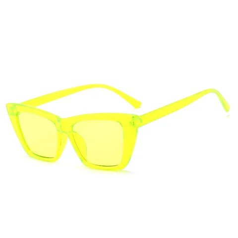 Vintage Vierkant Frame Zonnebrillen Voor Vrouwen Mannen Mode Snoepkleur UV400 Bescherming Retro Groot Frame Zonnebrillen