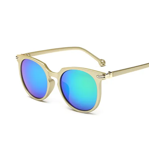 Dames Trendy Vintage Oversized Zonnebril PC Legering Montuur Harslens UV400 Bescherming Groot Rond Montuur Zonnebril Voor Reizen Dagelijkse Accessoires