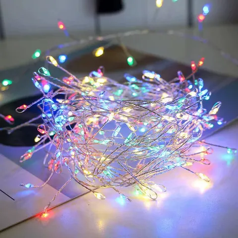LED Koperdraad Lichterketting Fee Sterrenhemel Waterdicht Decoratieve Sfeerverlichting Voor Kerstmis Huwelijk Terras Tuin Sfeer