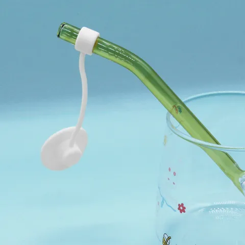 Silicone Cowboy Hat Straw Cover Cap Cute Reusable Drinking Straw Topper Dust Proof Cap For Tumblers Cup Accessories
