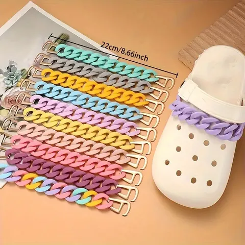 Πολύχρωμα Κρεμαστά Παπουτσιών από Ρητίνη Clogs DIY Διακοσμητικά Αξεσουάρ Αποσπώμενη Αγκράφα Παπουτσιών Κοσμήματα για Γυναίκες Κορίτσια