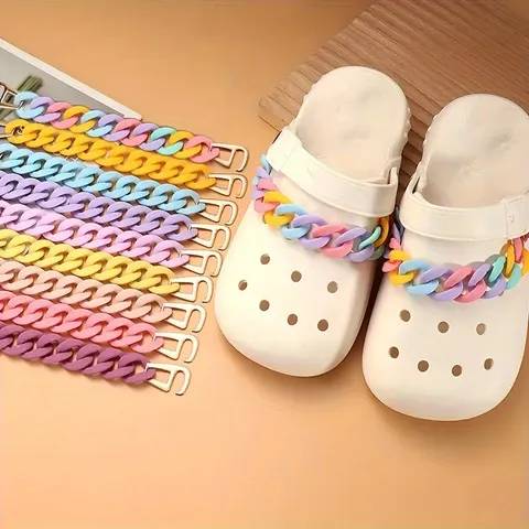 Πολύχρωμα Κρεμαστά Παπουτσιών από Ρητίνη Clogs DIY Διακοσμητικά Αξεσουάρ Αποσπώμενη Αγκράφα Παπουτσιών Κοσμήματα για Γυναίκες Κορίτσια