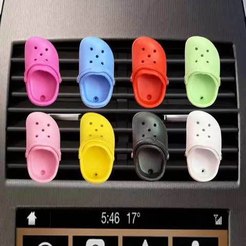 Mini Clog Form Auto Lüftungsschlitz Parfüm Clip Süßer Hausschuh Aromatherapie Diffusor Inneneinrichtung Auto Zubehör