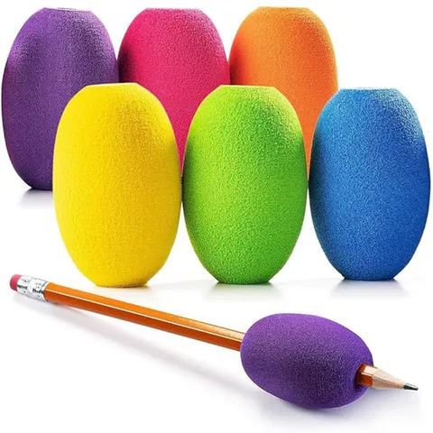 EVA Pen Grips Pencil Holder Writing Posture Correction Ergonomic Soft Foam Pen Cover Stationery Accessories