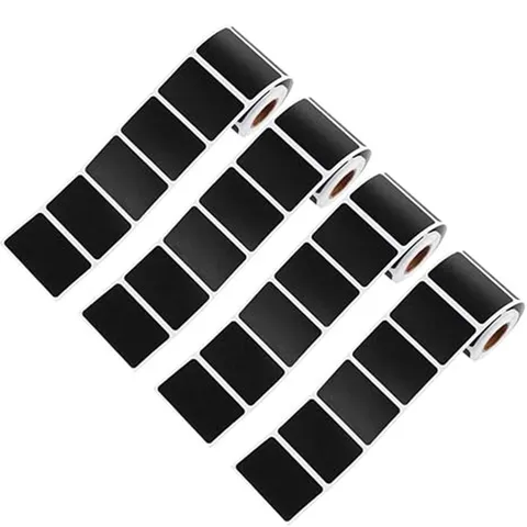 Roll Chalkboard Sticker Labels Removable Black Board Decals With White Pen For Kitchen Home Storage Organization