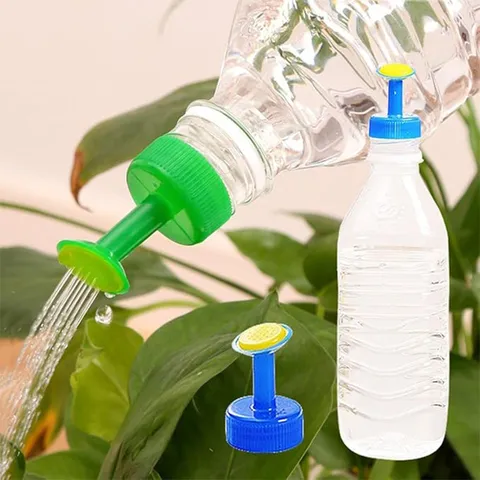 Plastic Potted Plant Watering Sprinkler Bottle Cap Sprayer Garden Irrigation Tool Portable Dual-Head Flower Waterer