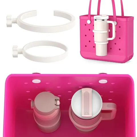 Draagbaar Plastic Bekerhouder Accessoire Voor EVA Strandtas Dranken Organizer Voor Buiten Reizen Strand