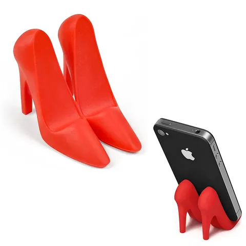 Creative High Heel Shape Silicone Mobile Phone Stand Lazy Desktop Holder Universal Cute Cell Phone Bracket
