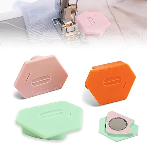 Multifunctional Magnetic Seam Guide For Sewing Machine ABS Plastic Multi-Angle Sewing Gauge Tool With Scale Measuring