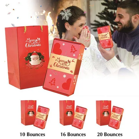 Surprise Bounce Gift Box Pop Up Money Pulling Box Creative Cardboard Gift Packaging For Birthday Party