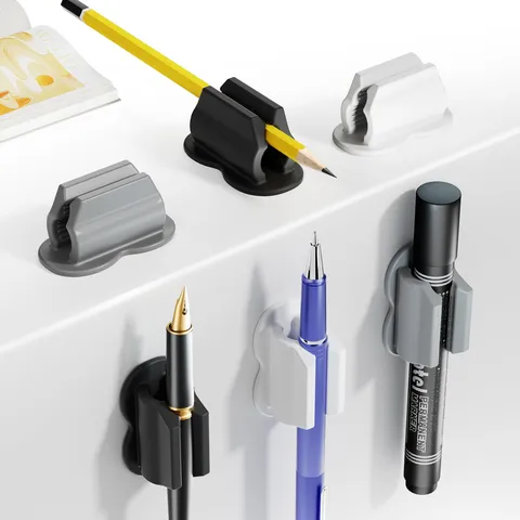 Minimalistischer Silikon Stifthalter Desktop Stift Und Kabel Organizer Büro Schule Schreibwaren Aufbewahrung Clip Ständer