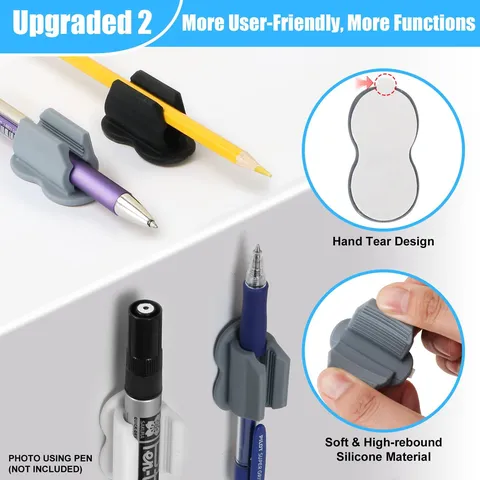 Minimalistischer Silikon Stifthalter Desktop Stift Und Kabel Organizer Büro Schule Schreibwaren Aufbewahrung Clip Ständer