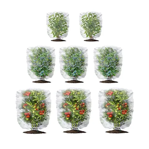 Plant Protection Net Drawstring Mesh Cover Garden Fruit Tree Protection Insect Proof Bird Barrier Garden Supplies