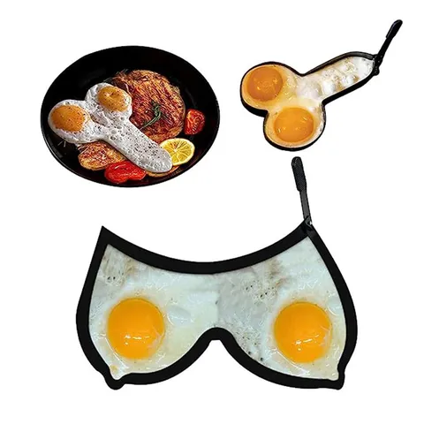 Funny Novelty Non Stick Fried Egg Mold Stainless Steel Kitchen Cooking Gadget For Bachelor Party Breakfast Maker