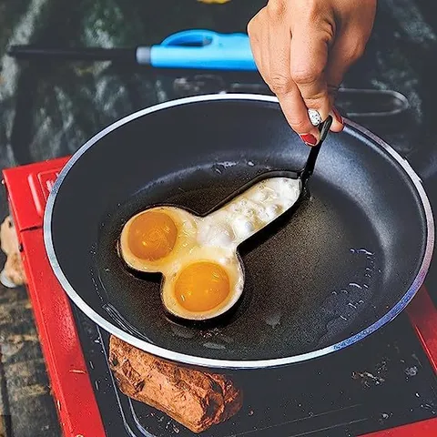 Funny Novelty Non Stick Fried Egg Mold Stainless Steel Kitchen Cooking Gadget For Bachelor Party Breakfast Maker