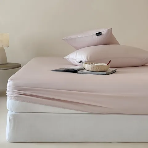 Lenzing Tencel Bettlaken Sommer Kühlung Eisseide Matratzenschutz Minimalistisches Einfarbiges Bettbezug Weiche Bettwäsche