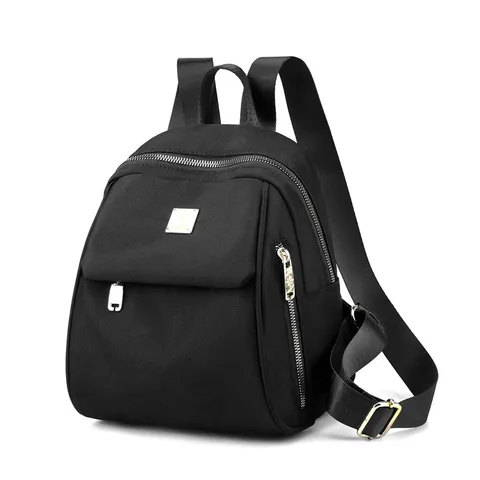 Dames Mode Nylon Canvas Mini Rucksack Casual Reizen Rucksack Anti Diefstal Kleine Schoudertas School Rugzak Multi Zak Dagelijks Pack Voor Vrouwen Meisjes