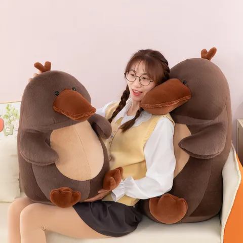 Cute Platypus Plush Toy Stuffed Animal Soft Pillow Cartoon Doll Home Decor Gift