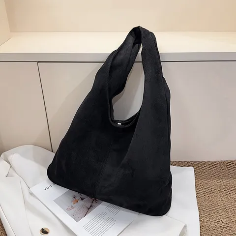 Sac Cabas en Suède pour Femmes Imprimé Léopard Grande Capacité Sac à Épaule Rétro Décontracté Navettage Sac Hobo Avec Fermoir Magnétique pour Streetwear Quotidien