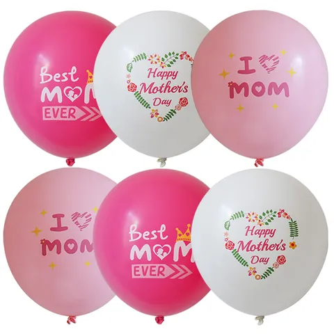 Mother's Day Latex Balloons Happy Mother's Day Best Mom Ever Printed Balloons Party Decoration Latex Balloon