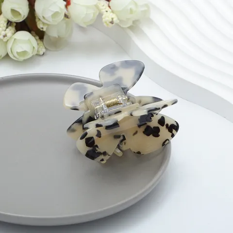 Schmetterling Haarkralle Clip Acetat Schildpatt Marmormuster Mode Haarschmuck Für Damen Rutschfester Haargreifer Haarnadeln