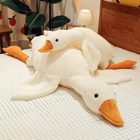 Peluche di Oca Bianca Gigante Morbido Cuscino Simpatica Bambola Regalo