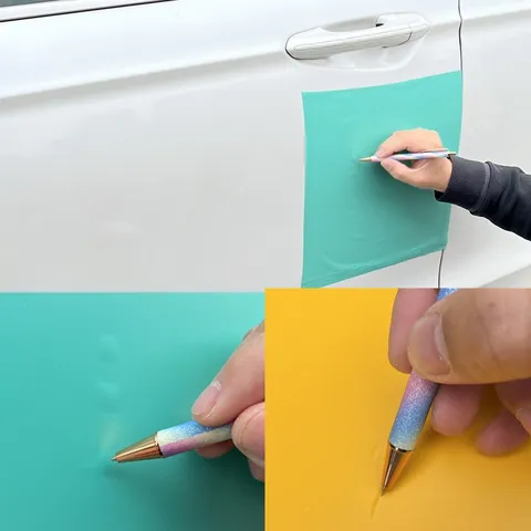 Professioneller Auto Vinyl Folierung Entlüftungsstift Aus Aluminiumlegierung Luftblasen Entferner Handwerk DIY Auto Aufkleber Installation Werkzeug