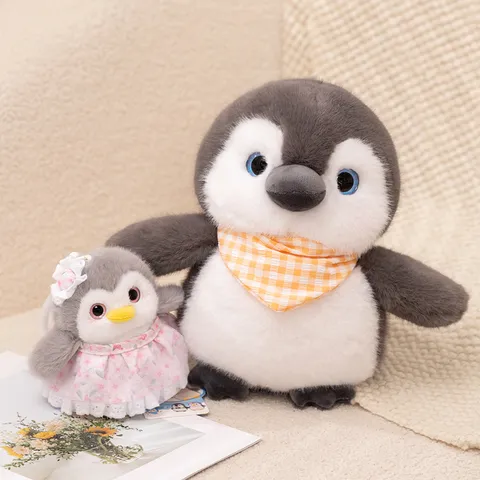Cute Penguin Plush Toy Stuffed Animal Doll Creative Couple Doll Soft Plush Toy Desktop Ornament Gift
