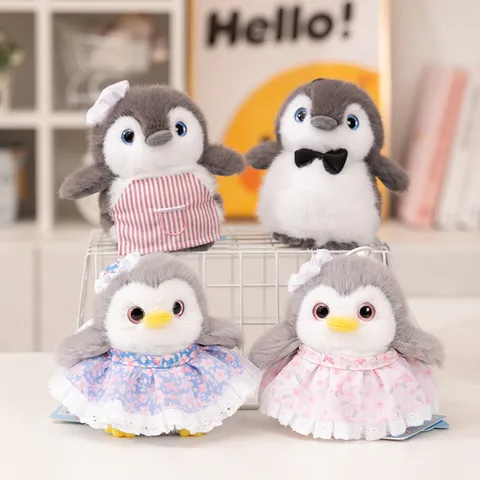 Cute Penguin Plush Toy Stuffed Animal Doll Creative Couple Doll Soft Plush Toy Desktop Ornament Gift