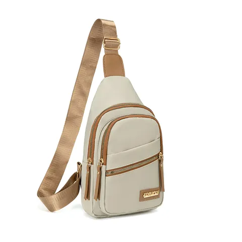 Borsa da Petto in Nylon Casual alla Moda da Donna Grande Capacità Borsa a Tracolla Semplice Versatile Borsa a Tracolla da Viaggio
