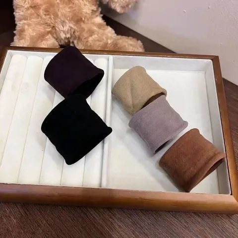 Coletero Ancho y Sin Costuras para Coleta Alta Cinta de Pelo Elástica Suave Accesorios de Peinado Dulces Diarios para Mujeres