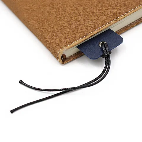 PU Leather Bookmark Page Marker Vintage Reading Bookmarks With Tassel For Office School Book Lovers