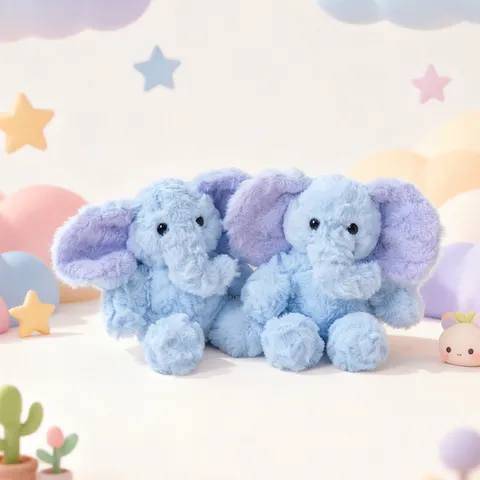 Peluche Éléphant Originale Animal en Peluche Poupée Mignon Mini Oreiller Éléphant Avec Particules Parfumées au Matcha Cadeau d'Anniversaire