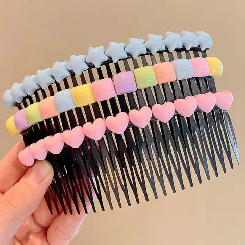 Kinderen Leuke Hart Ster Haarkam Zoete Pony Haarspeld Kinderen Haaraccessoires