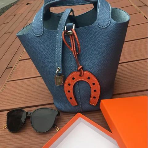 Modische Doppelseitige Leder Hufeisen Taschenanhänger Süße U-Förmige Pferd Anhänger Handtasche Beutel Ornament Schlüsselanhänger Zubehör