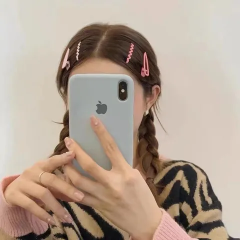Womens Cute Candy Color Wavy Hair Clips Metal Side Hairpins Sweet Daily Hair Styling Accessories Hair Accessories Set