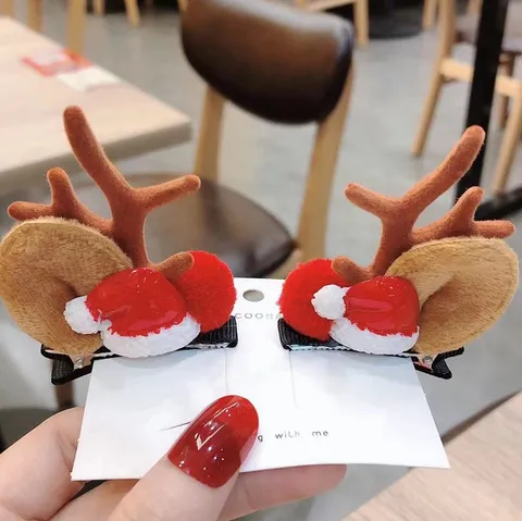 Kerst Geweien Haarspeldjes Voor Vrouwen Meisjes Schattige Kerstman Rendier Kerstboom Haarpeldjes Festival Feest Haaraccessoires Cadeau