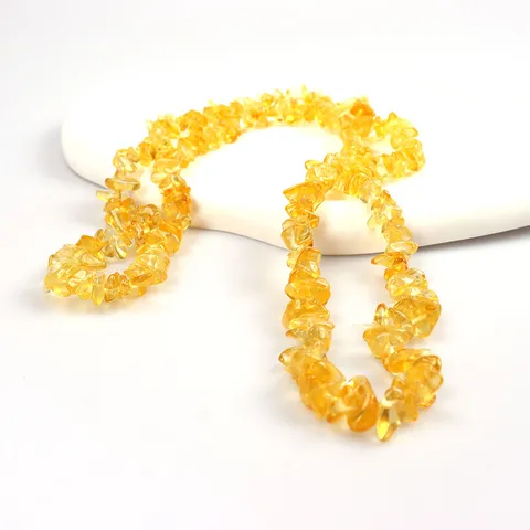 Naturachat Kristall Stein-Splitt Gebohrte Lose Perlen Unregelmäßig Polierte Edelstein Splitter Kette Für DIY Schmuck Halskette Armband Zubehör